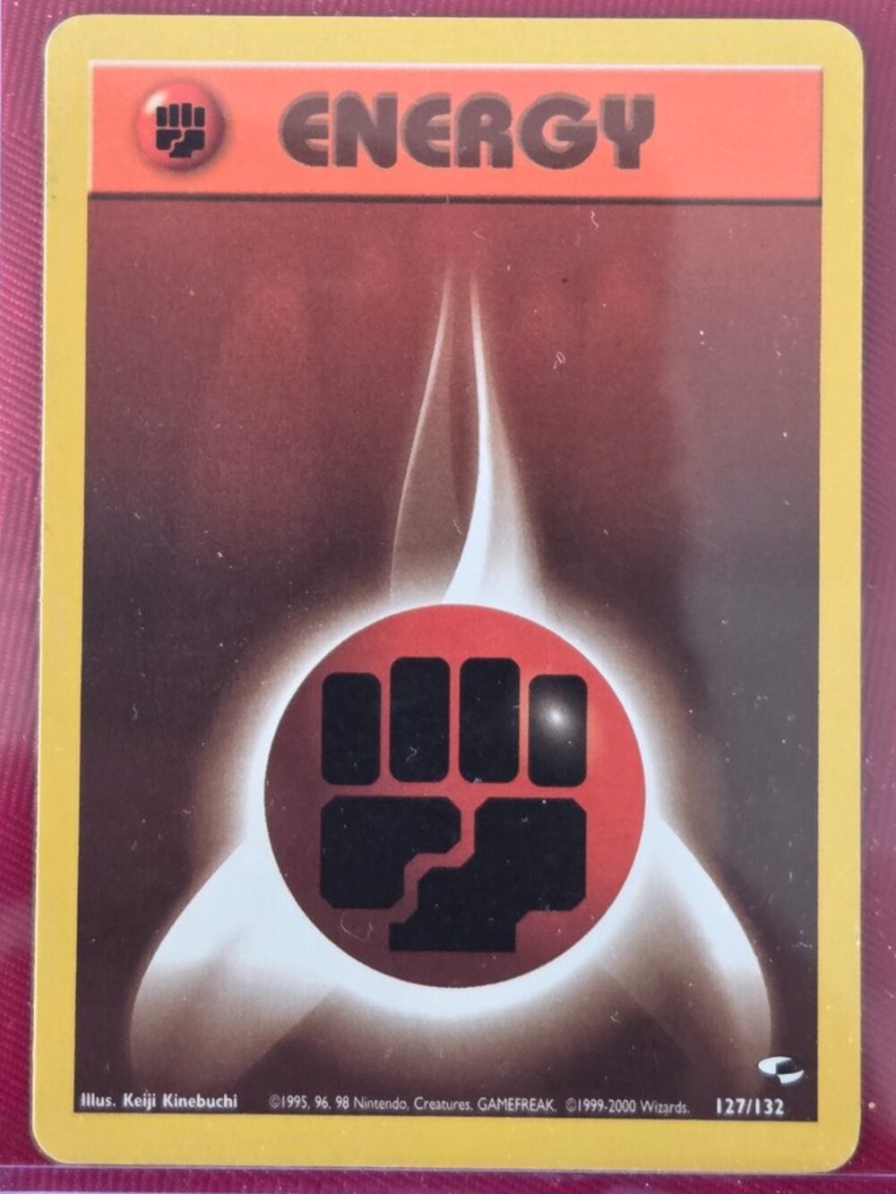 2000, POKEMON, FIGHTING ENERGY CARD!!!